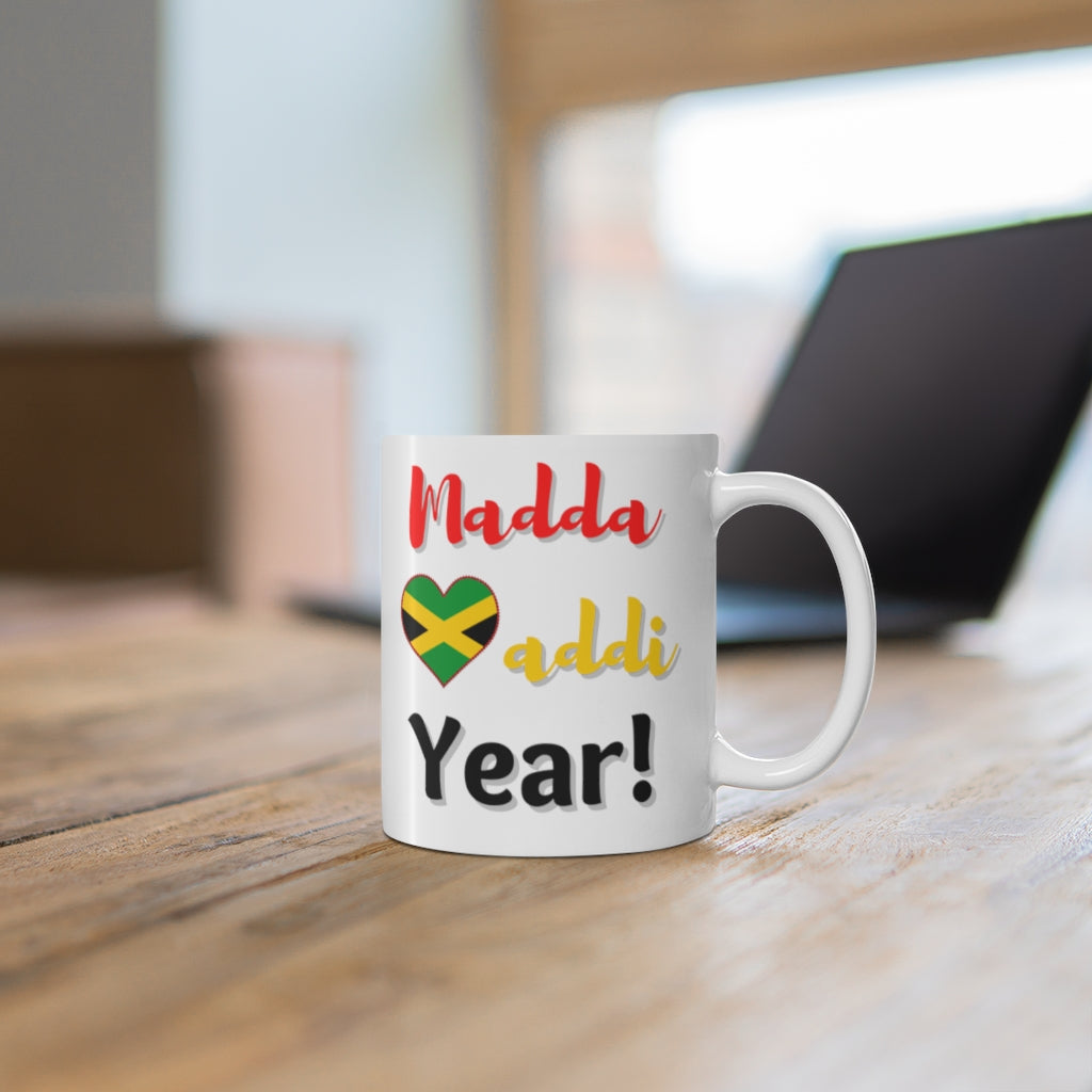 "Madda Addi Year!" Ceramic Mug 11oz