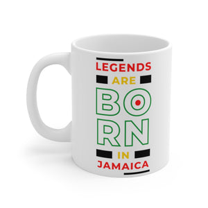 "Legends Are Born In Jamaica" - Ceramic Mug 11oz