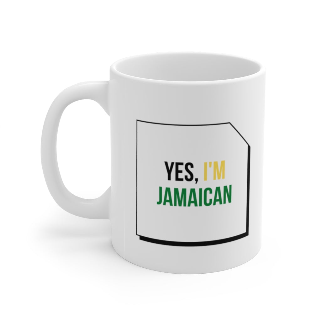 "Yes, I'm Jamaican - No, I Don't Twerk" (Double Sided) Ceramic Mug 11oz